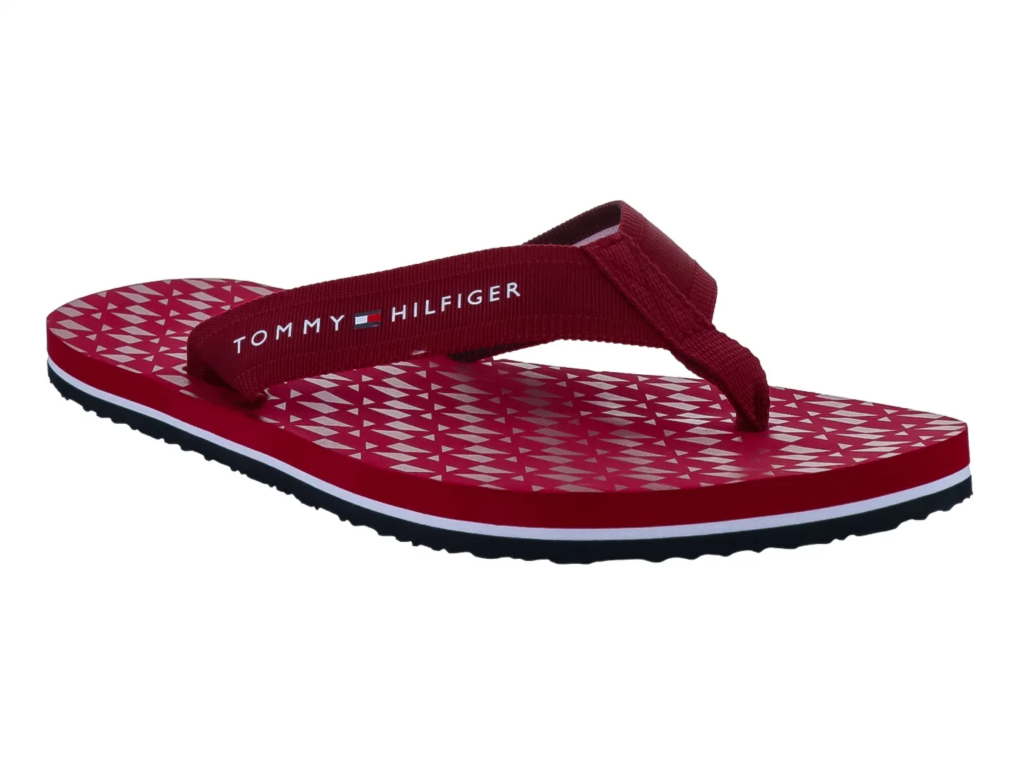 Sandalias Tommy Hilfiger 6921 Rojo Para Hombre