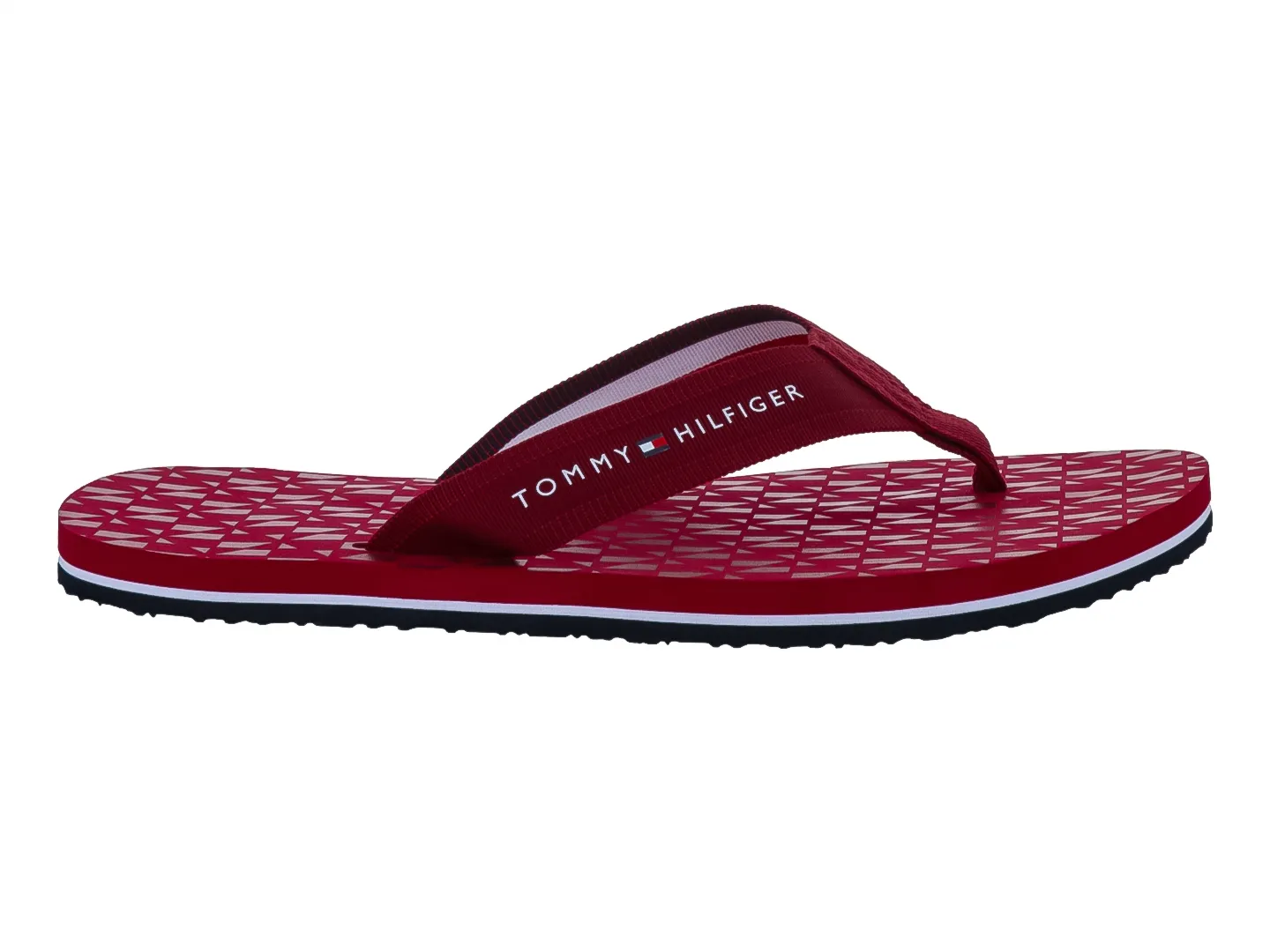 Sandalias Tommy Hilfiger 6921 Rojo Para Hombre