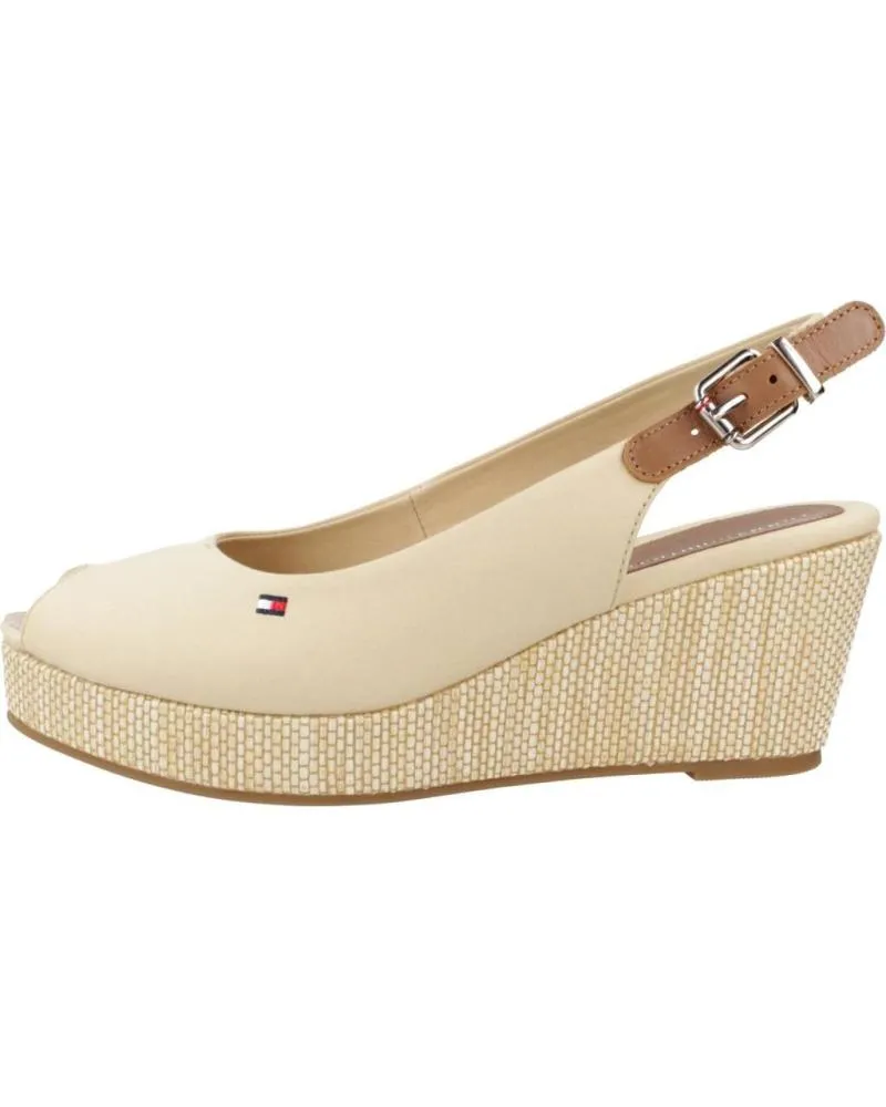Sandalias TOMMY HILFIGER  de Mujer SANDALIAS MUJER MODELO ICONIC ELBA SLING BACK W COLOR BEIS A  ACR