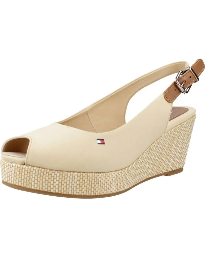 Sandalias TOMMY HILFIGER  de Mujer SANDALIAS MUJER MODELO ICONIC ELBA SLING BACK W COLOR BEIS A  ACR