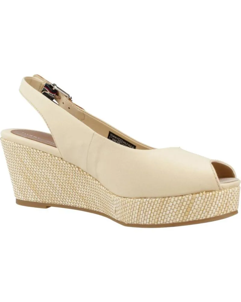 Sandalias TOMMY HILFIGER  de Mujer SANDALIAS MUJER MODELO ICONIC ELBA SLING BACK W COLOR BEIS A  ACR
