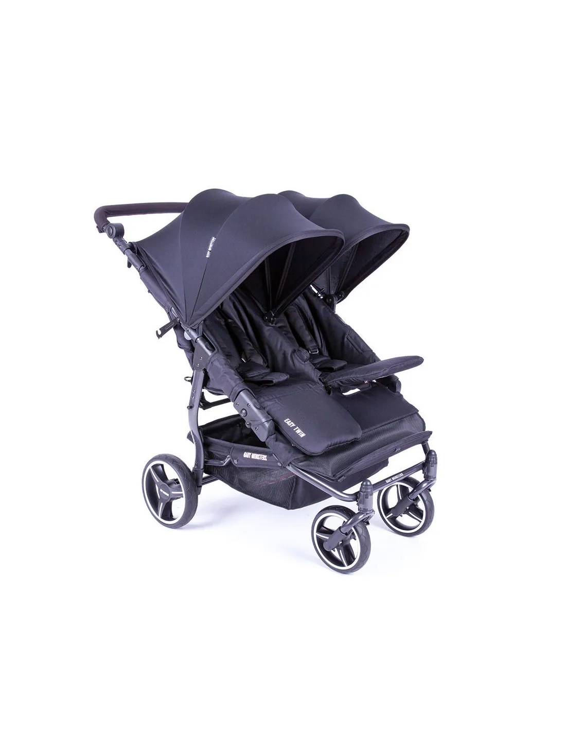Silla gemelar Baby Monsters Easy Twin 3S Reversible Negra