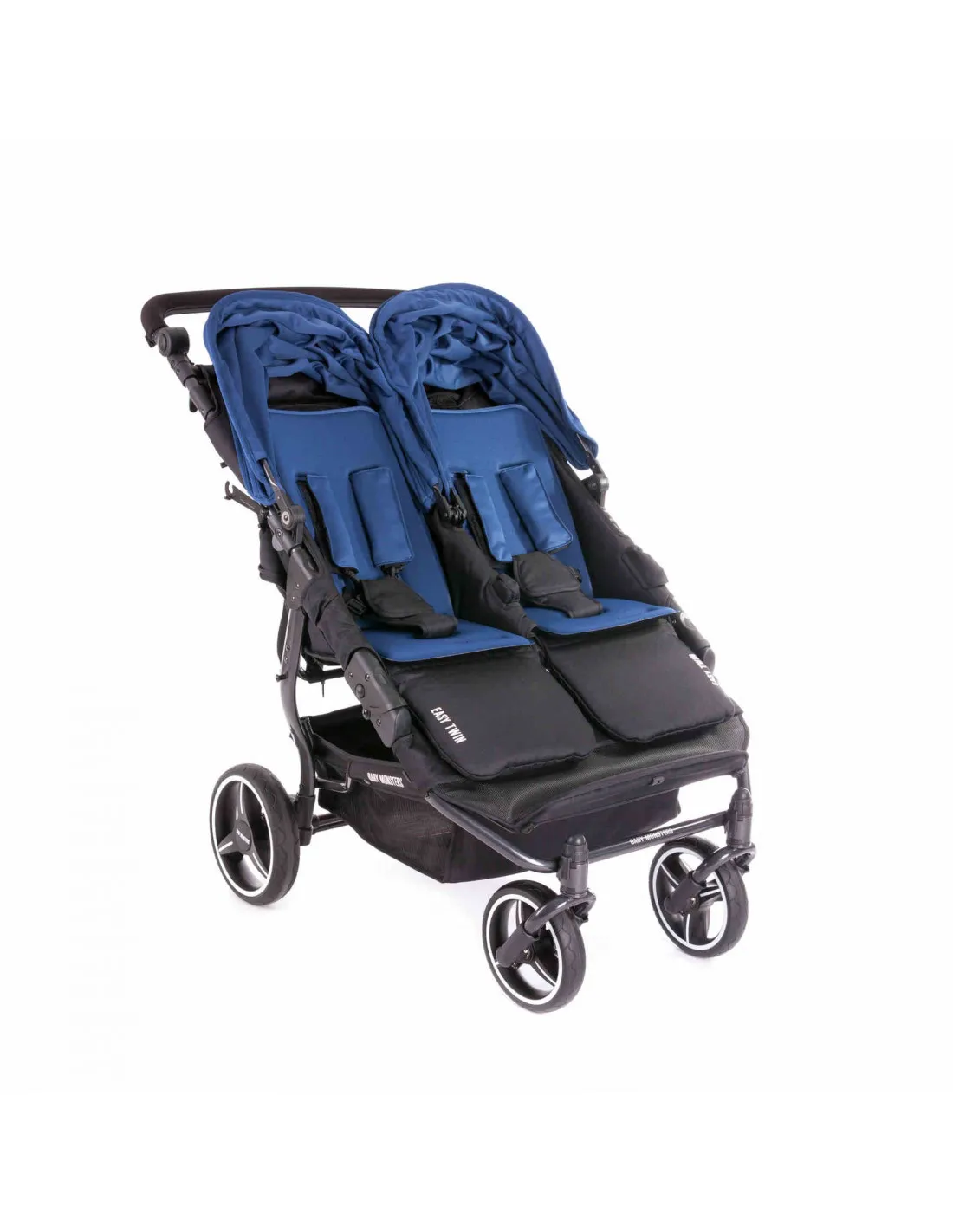 Silla gemelar Baby Monsters Easy Twin 3S Reversible Negra