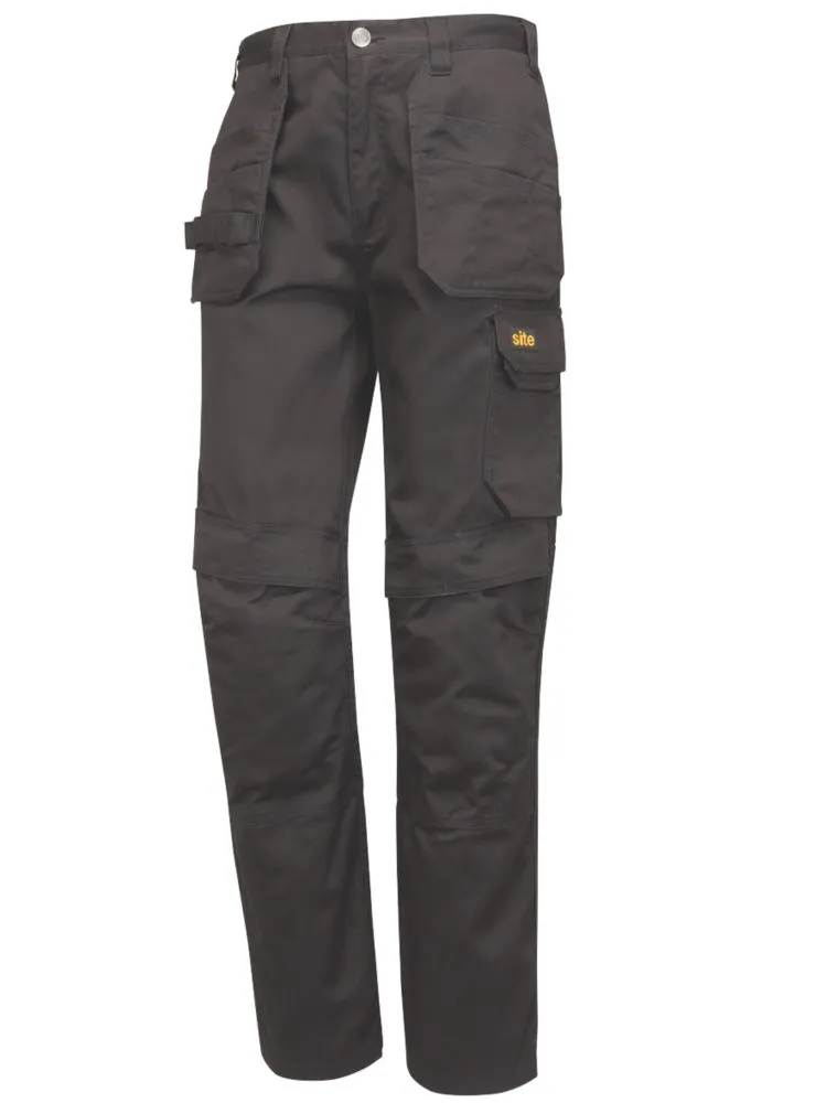 Site Sember, pantalón con bolsillos de pistolera, negro (cintura 32