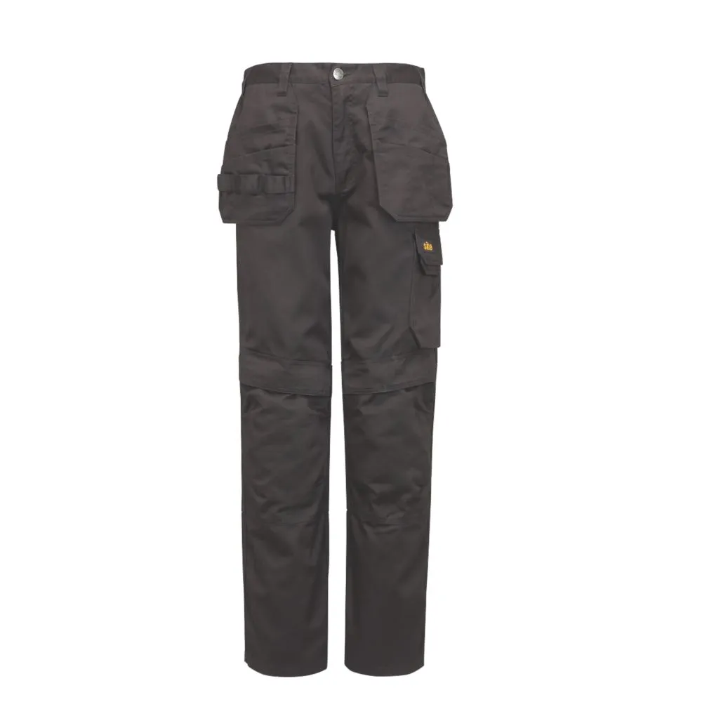 Site Sember, pantalón con bolsillos de pistolera, negro (cintura 32