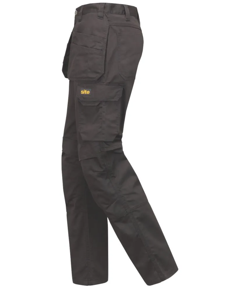 Site Sember, pantalón con bolsillos de pistolera, negro (cintura 32