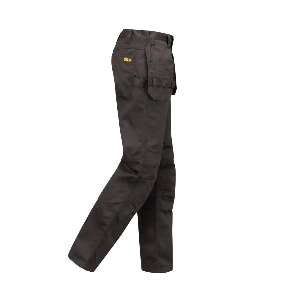 Site Sember, pantalón con bolsillos de pistolera, negro (cintura 34