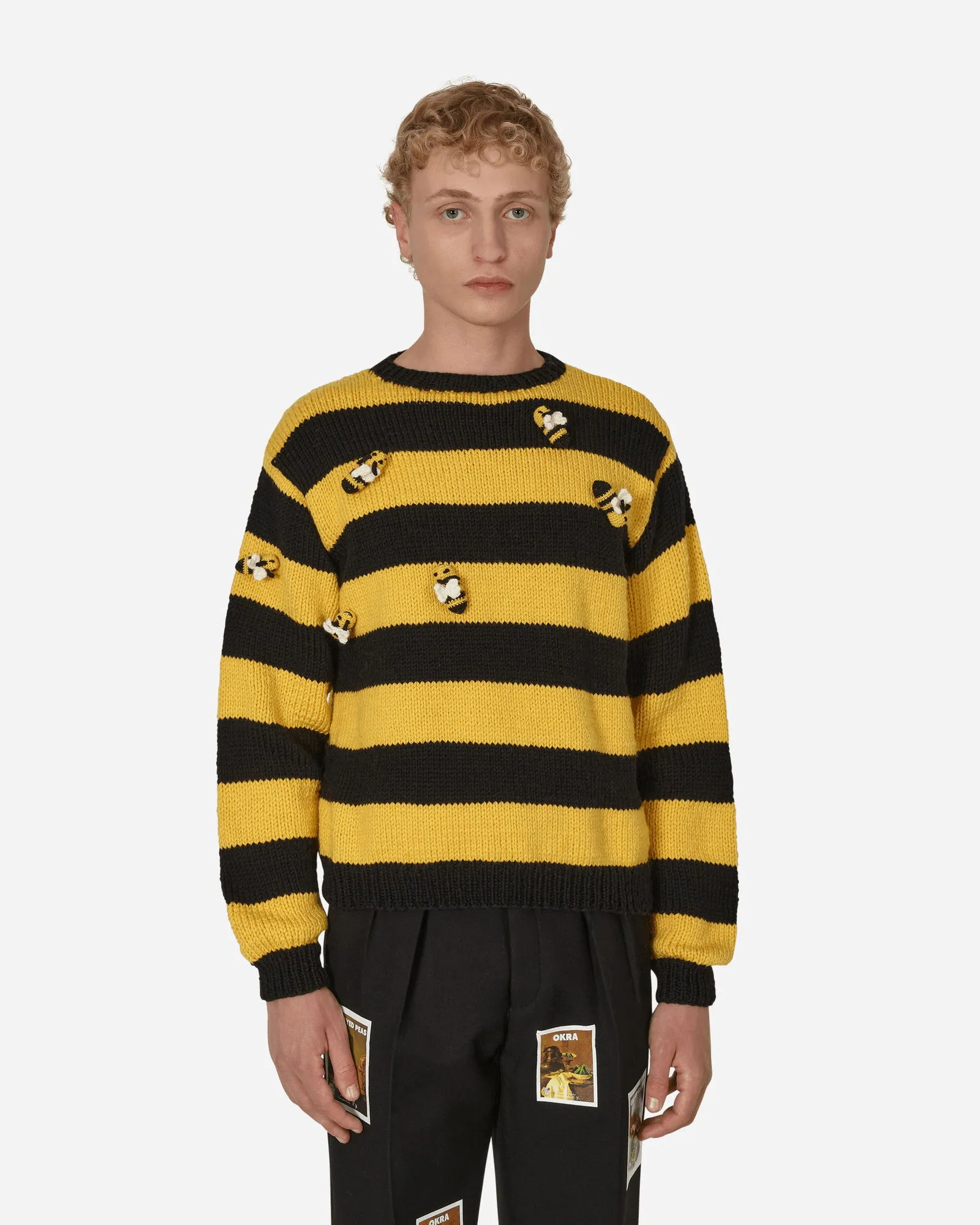 Sky High Farm Hand Knit Bee Knit Sweater