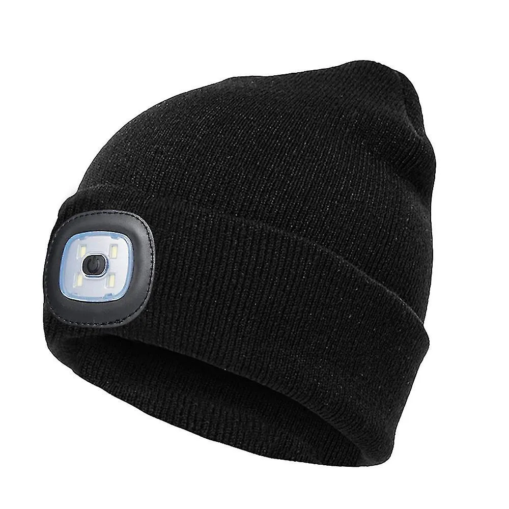 Sombrero de gorro unisex con los regalos de luz para hombres papá padre usb gorras recargables