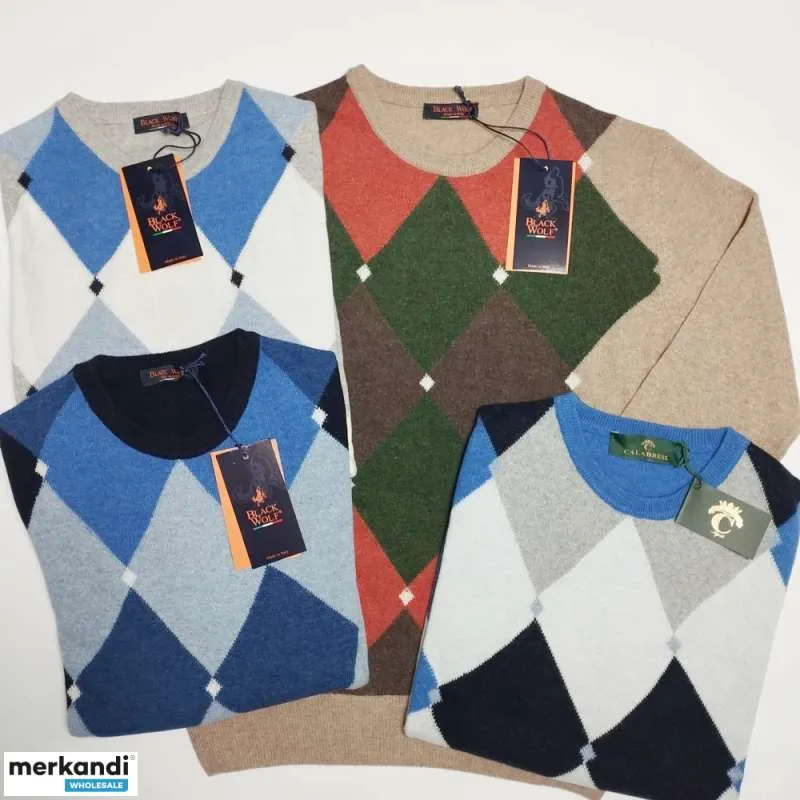 STOCK DE PRENDAS DE PUNTO PARA HOMBRE MADE IN ITALY  MANTRA STOCK