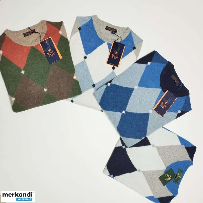 STOCK DE PRENDAS DE PUNTO PARA HOMBRE MADE IN ITALY  MANTRA STOCK