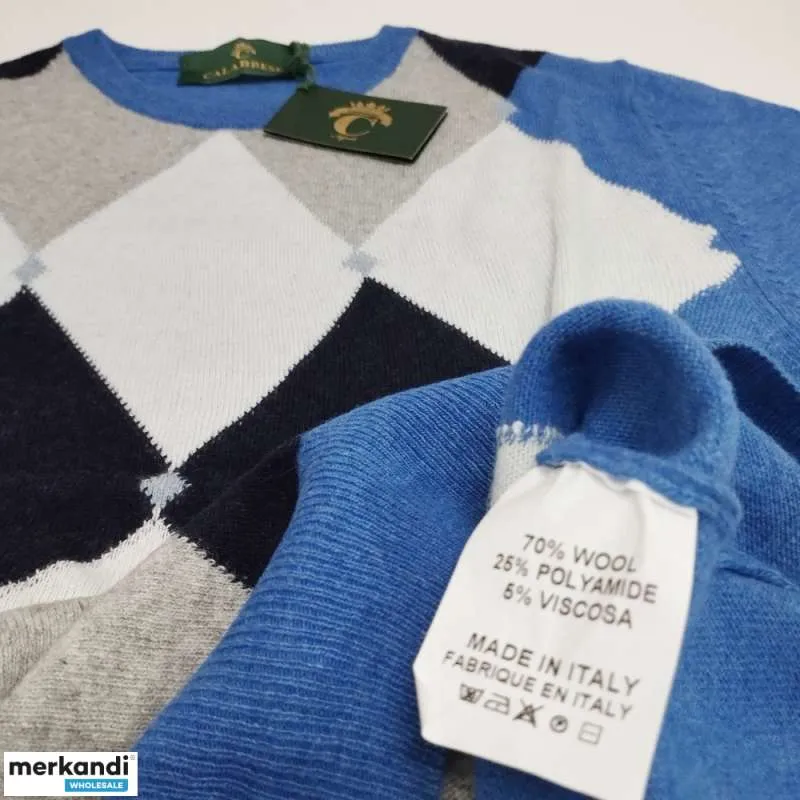 STOCK DE PRENDAS DE PUNTO PARA HOMBRE MADE IN ITALY  MANTRA STOCK