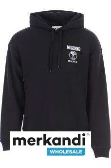 SUDADERA CON CAPUCHA MOSCHINO NEGRO  TALLAS S/M/L/XL  NUEVA COLECCIóN PARA MAYORISTAS