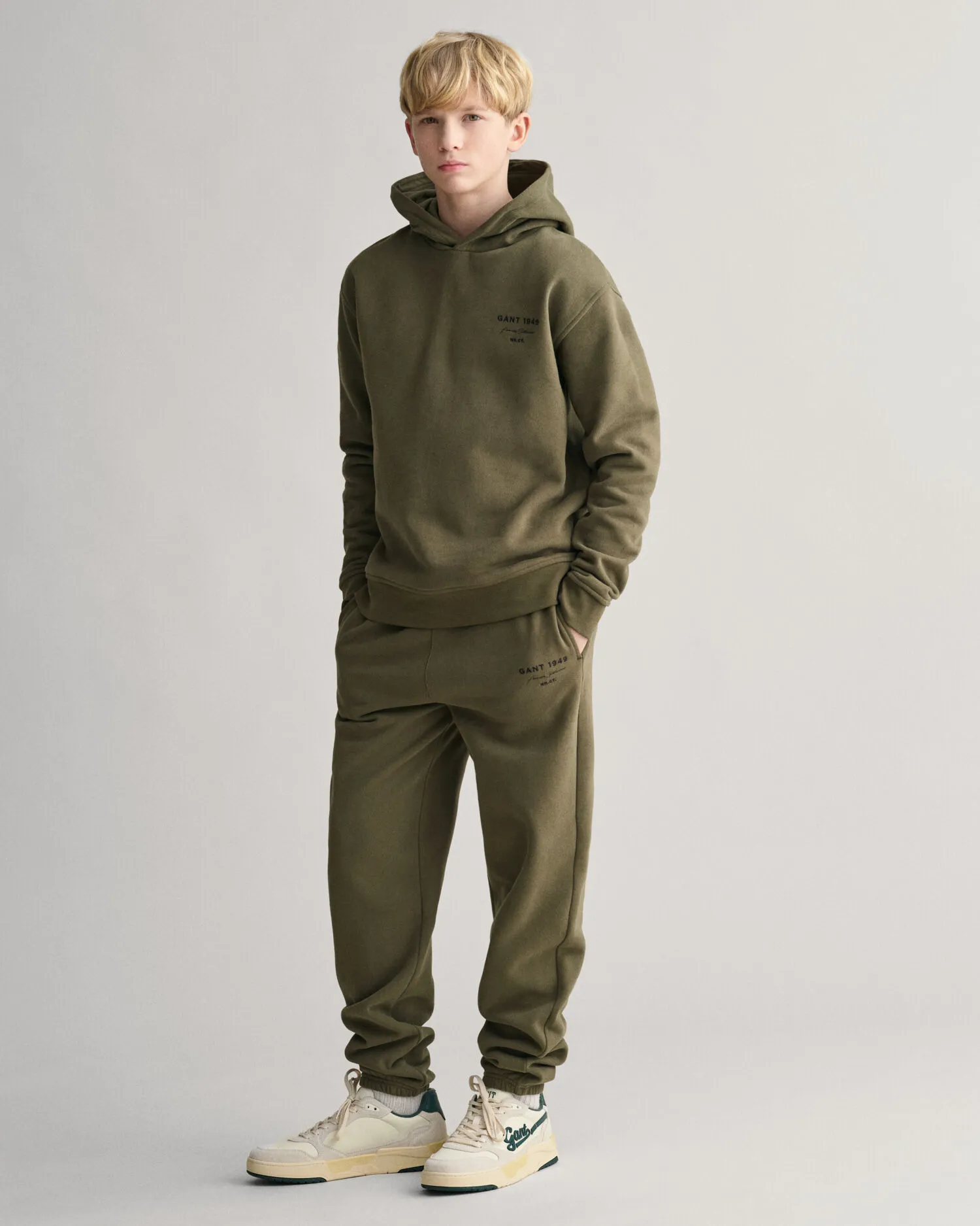 Sudadera con capucha Script Graphic Teens