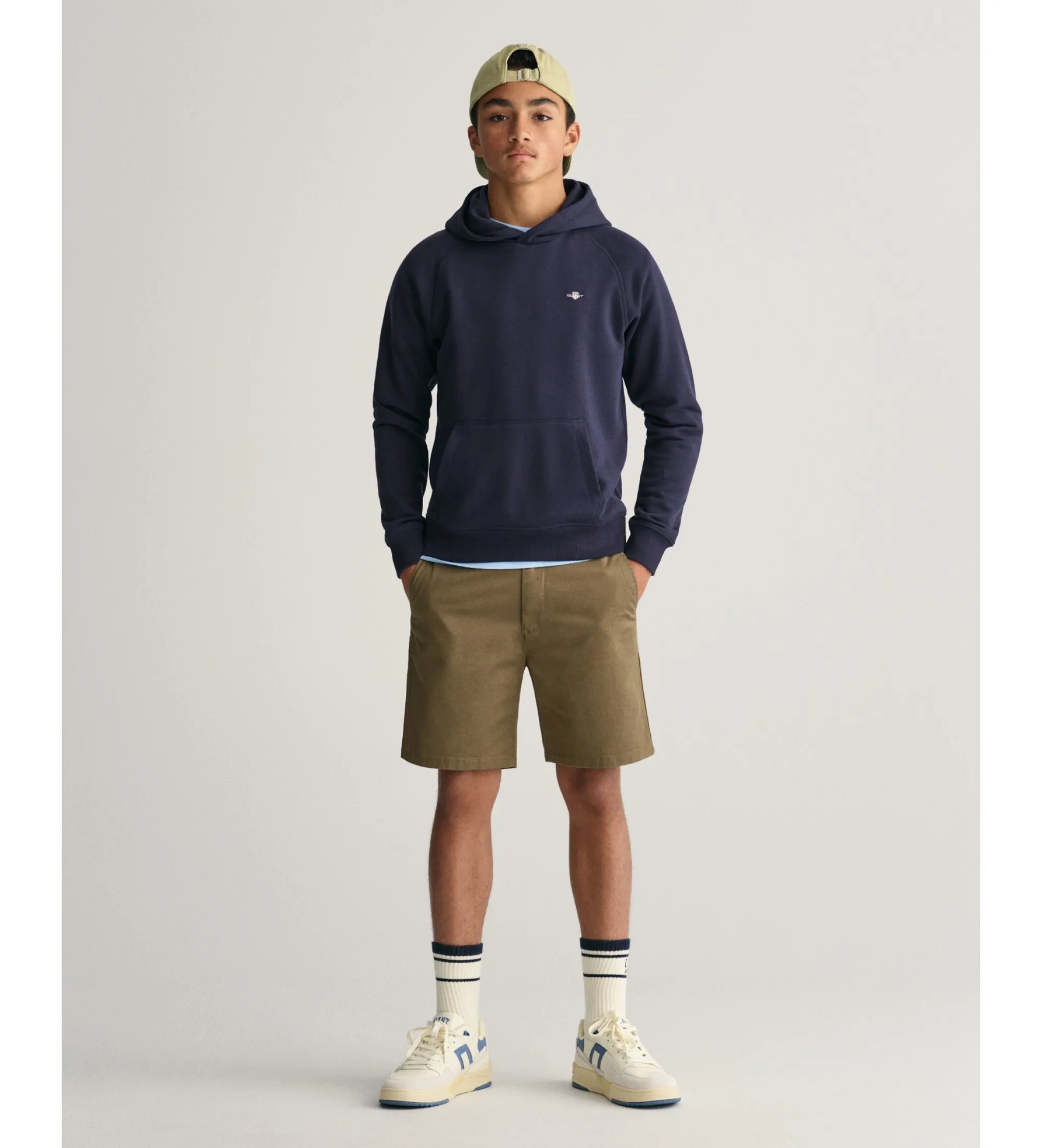 Sudadera con capucha Shield Teens marino