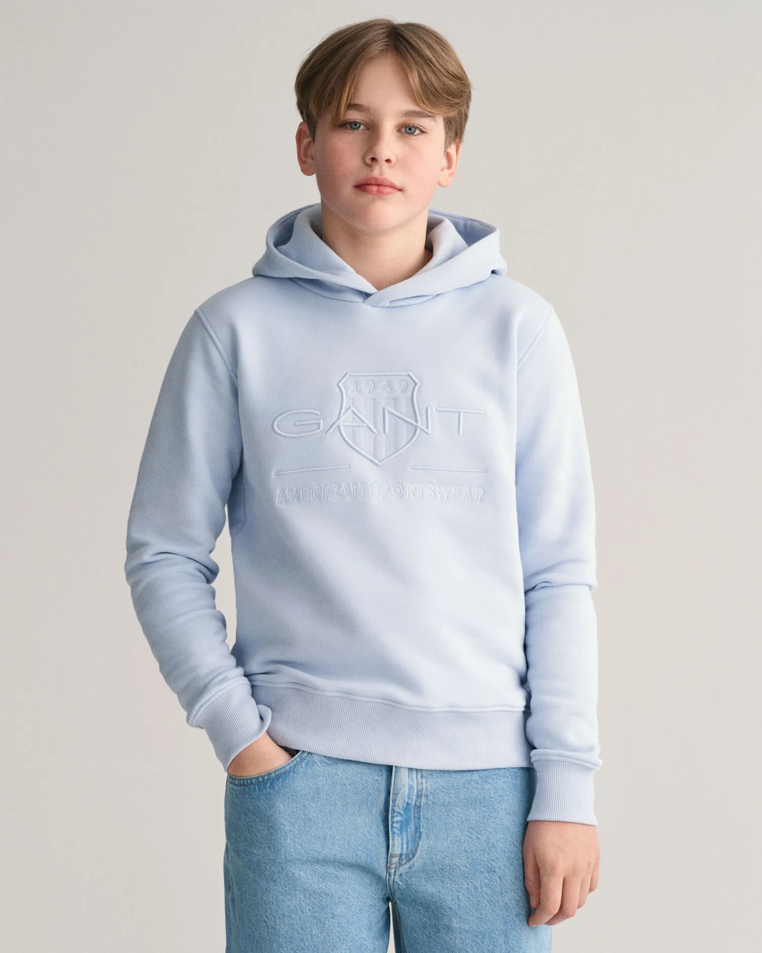 Sudadera con capucha Tonal Shield Teens