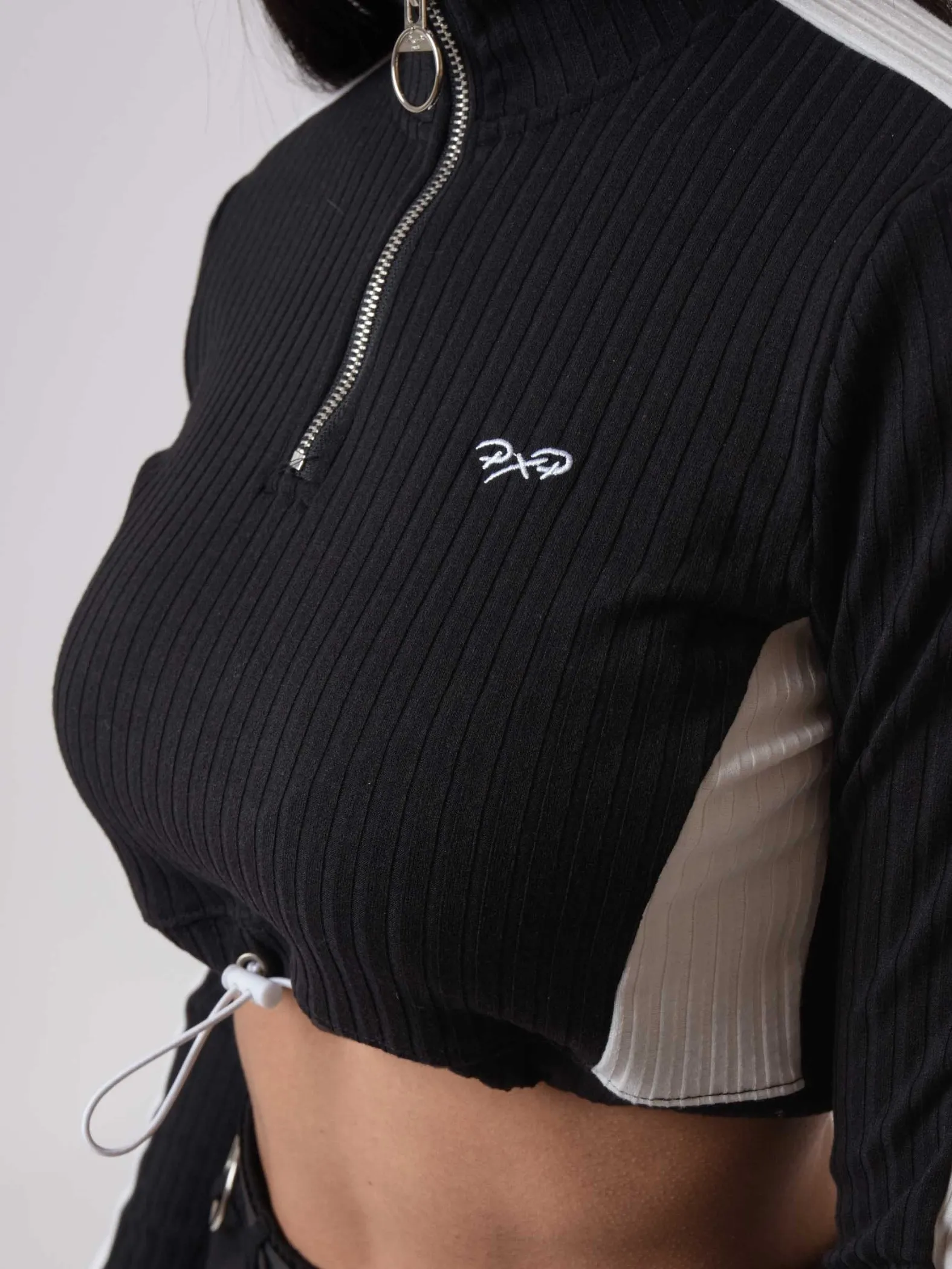 Sudadera de corte elástico