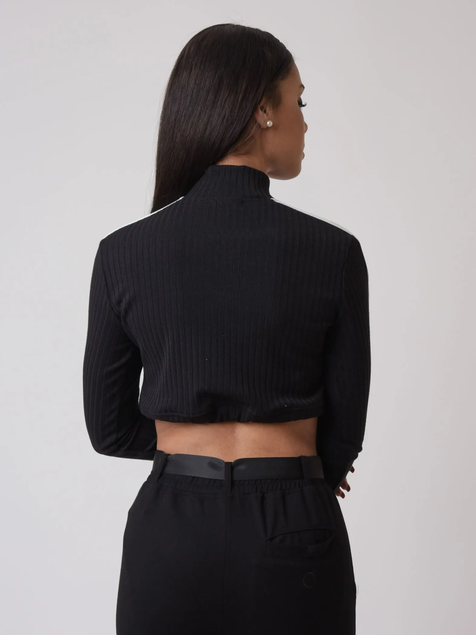 Sudadera de corte elástico