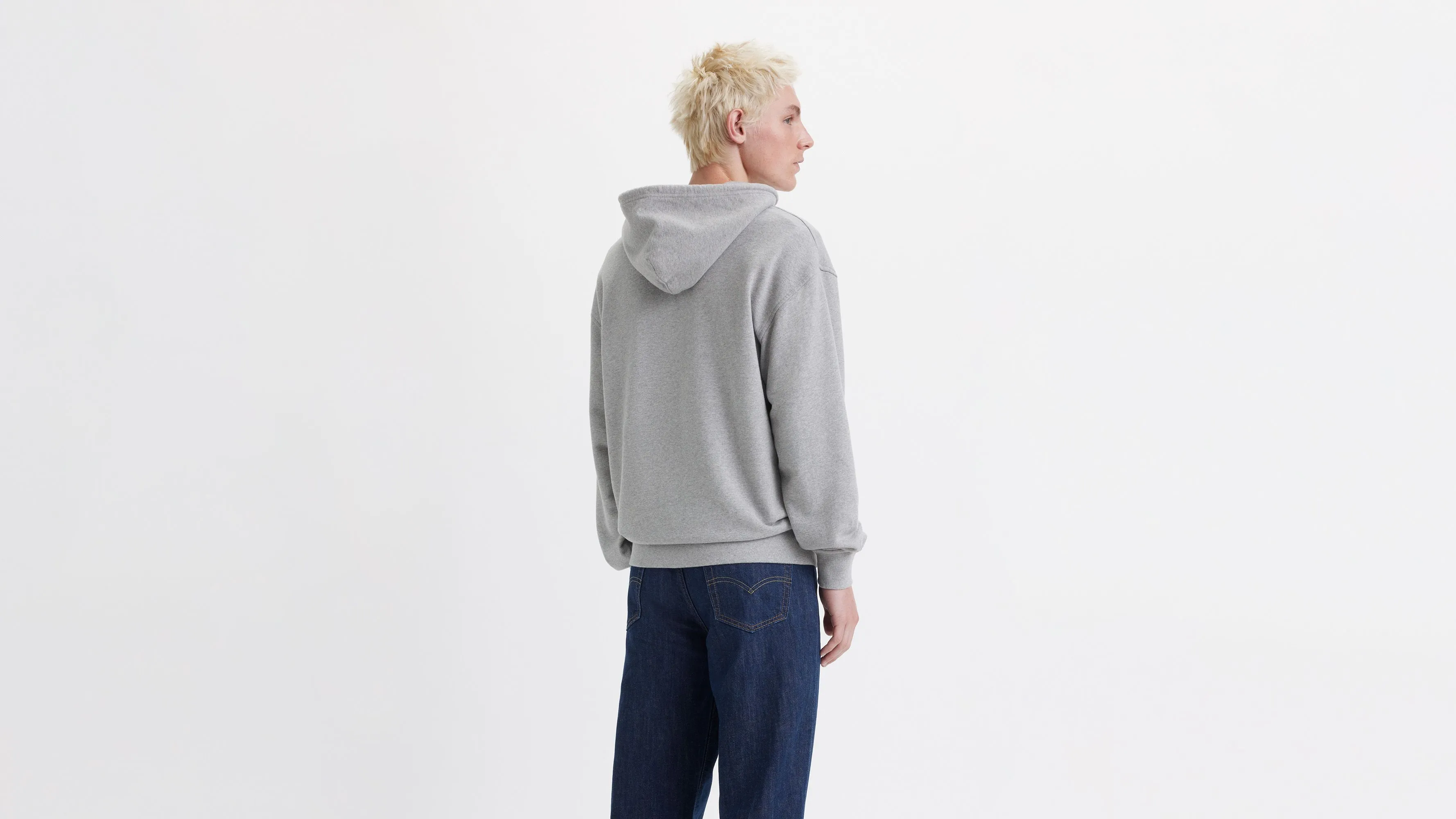 Sudadera Estampada De Corte Holgado Con Capucha