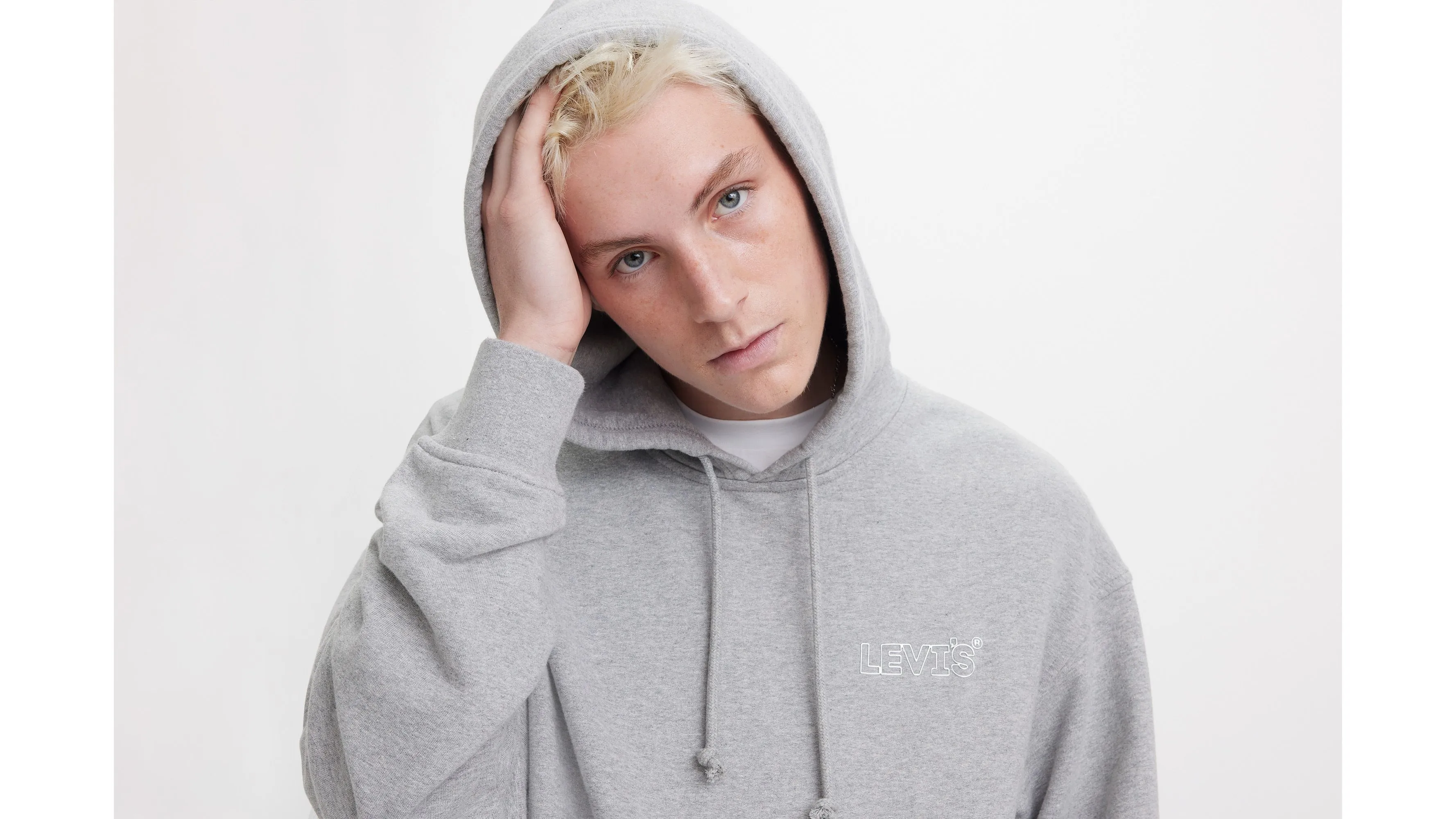 Sudadera Estampada De Corte Holgado Con Capucha