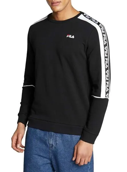 sudadera fila teom negro para hombre