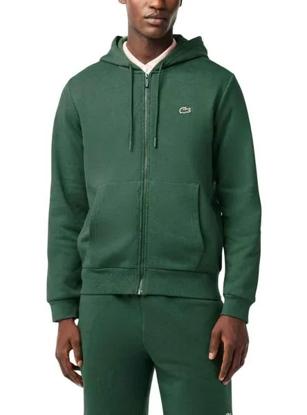 Sudadera Lacoste Clásica Verde para Hombre