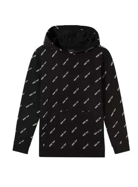 sudadera vans repeat negra para niño