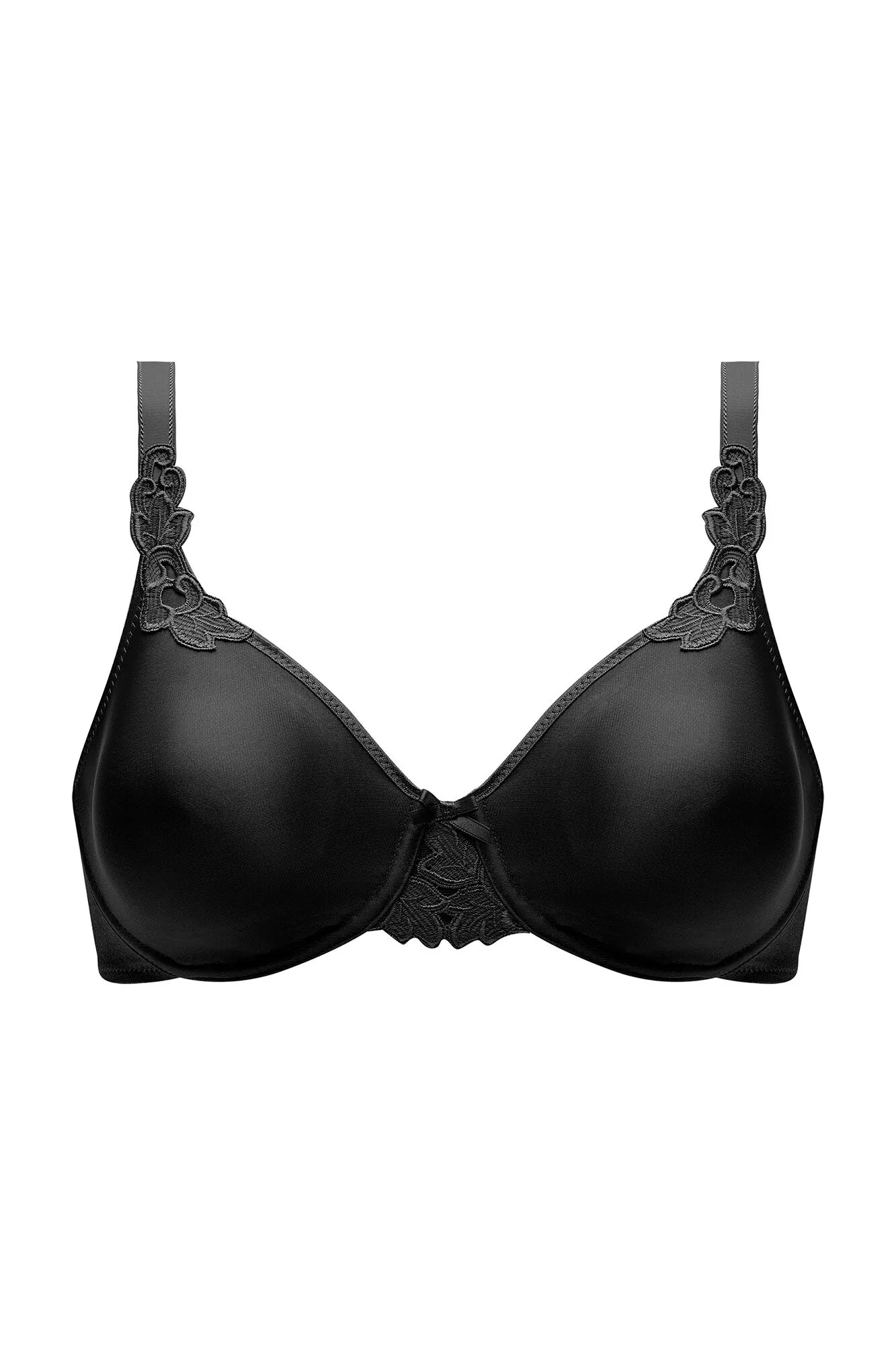 Sujetador reductor Hedona liso con bordados