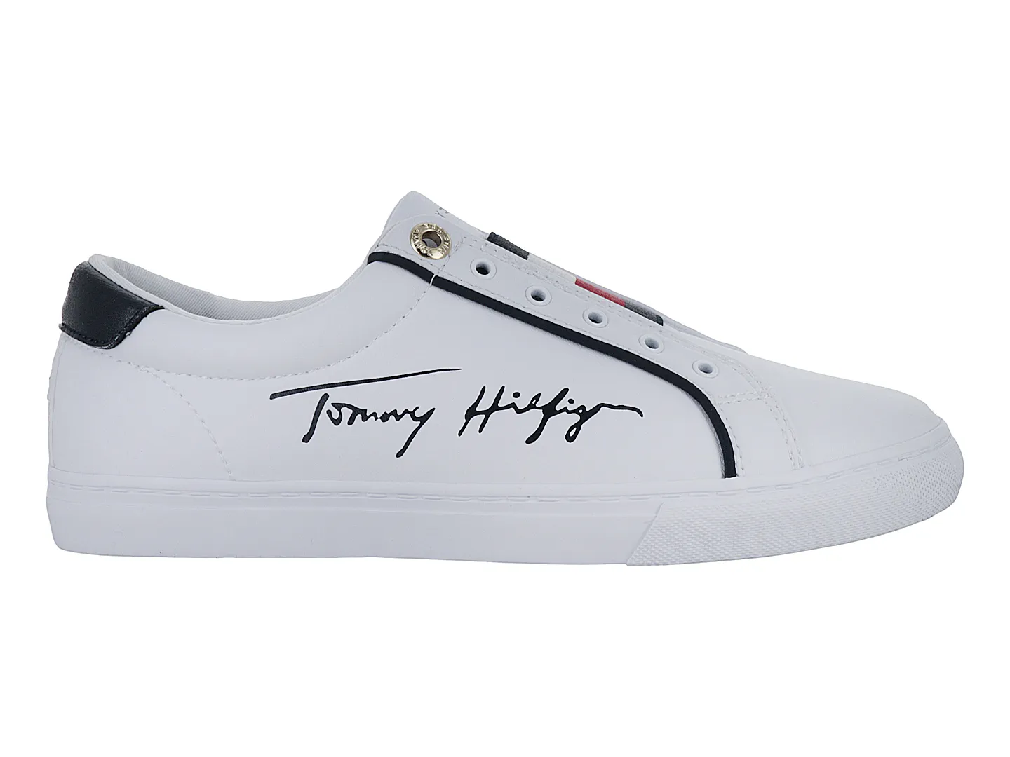 Tenis Tommy Hilfiger Essential Blanco Para Mujer