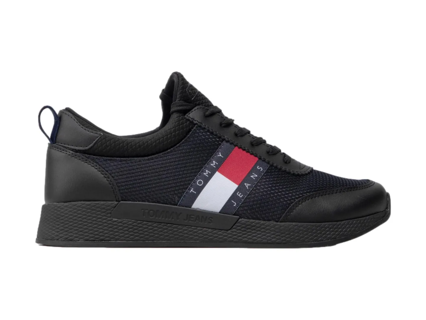 Tenis Tommy Hilfiger Flexi Runner Negro Para Hombre