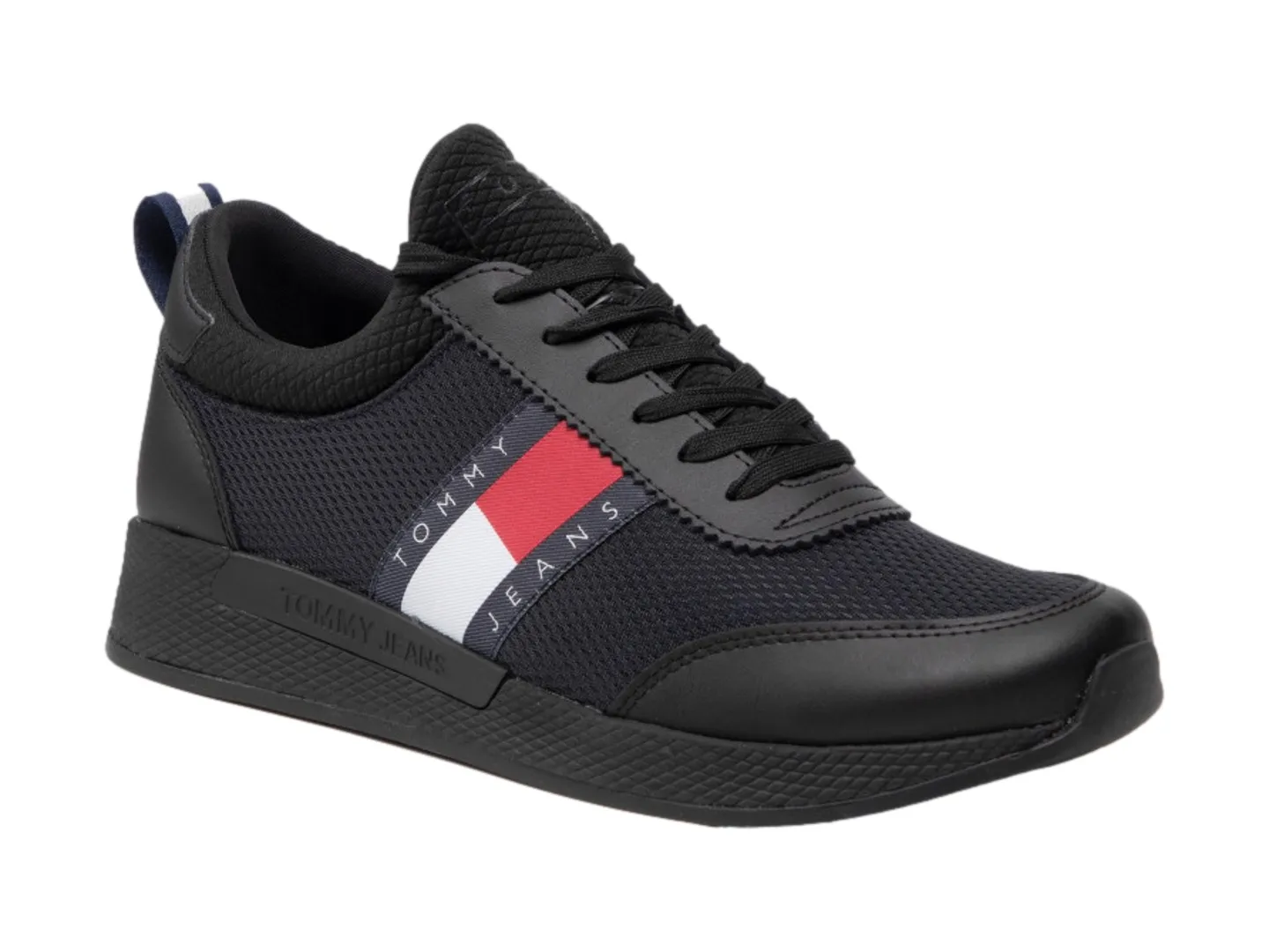 Tenis Tommy Hilfiger Flexi Runner Negro Para Hombre