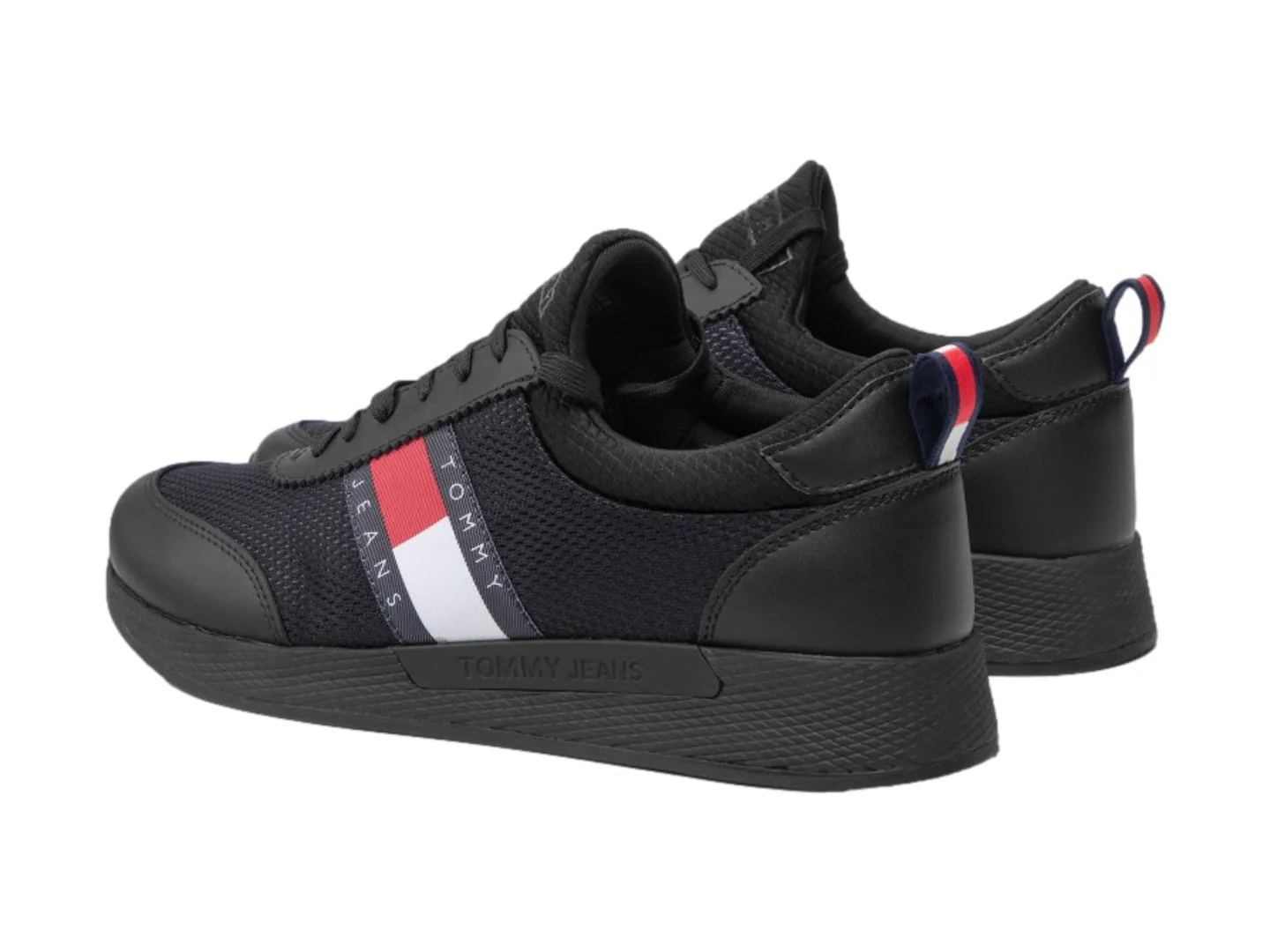 Tenis Tommy Hilfiger Flexi Runner Negro Para Hombre
