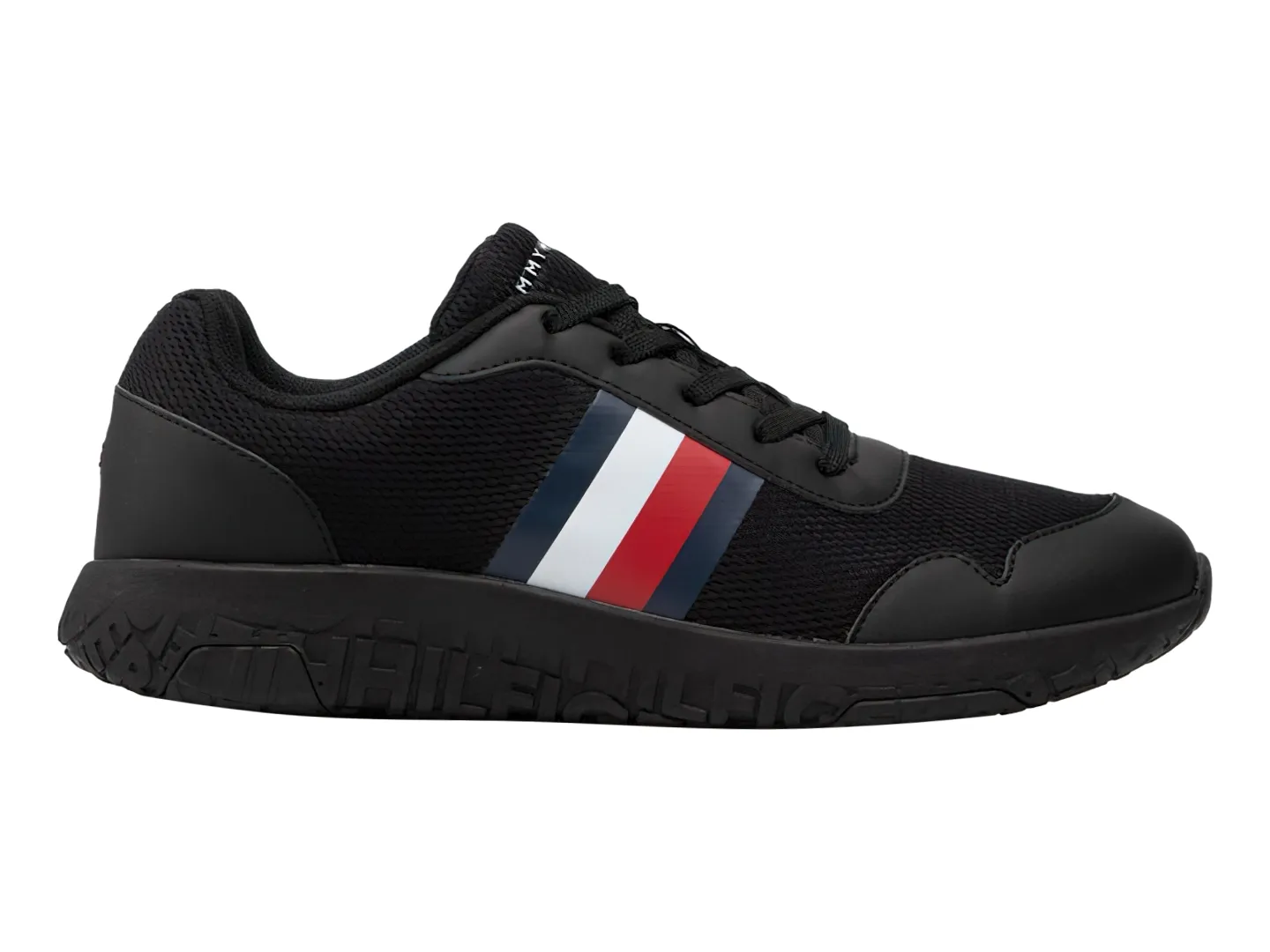 Tenis Tommy Hilfiger M04158 Negro Para Hombre