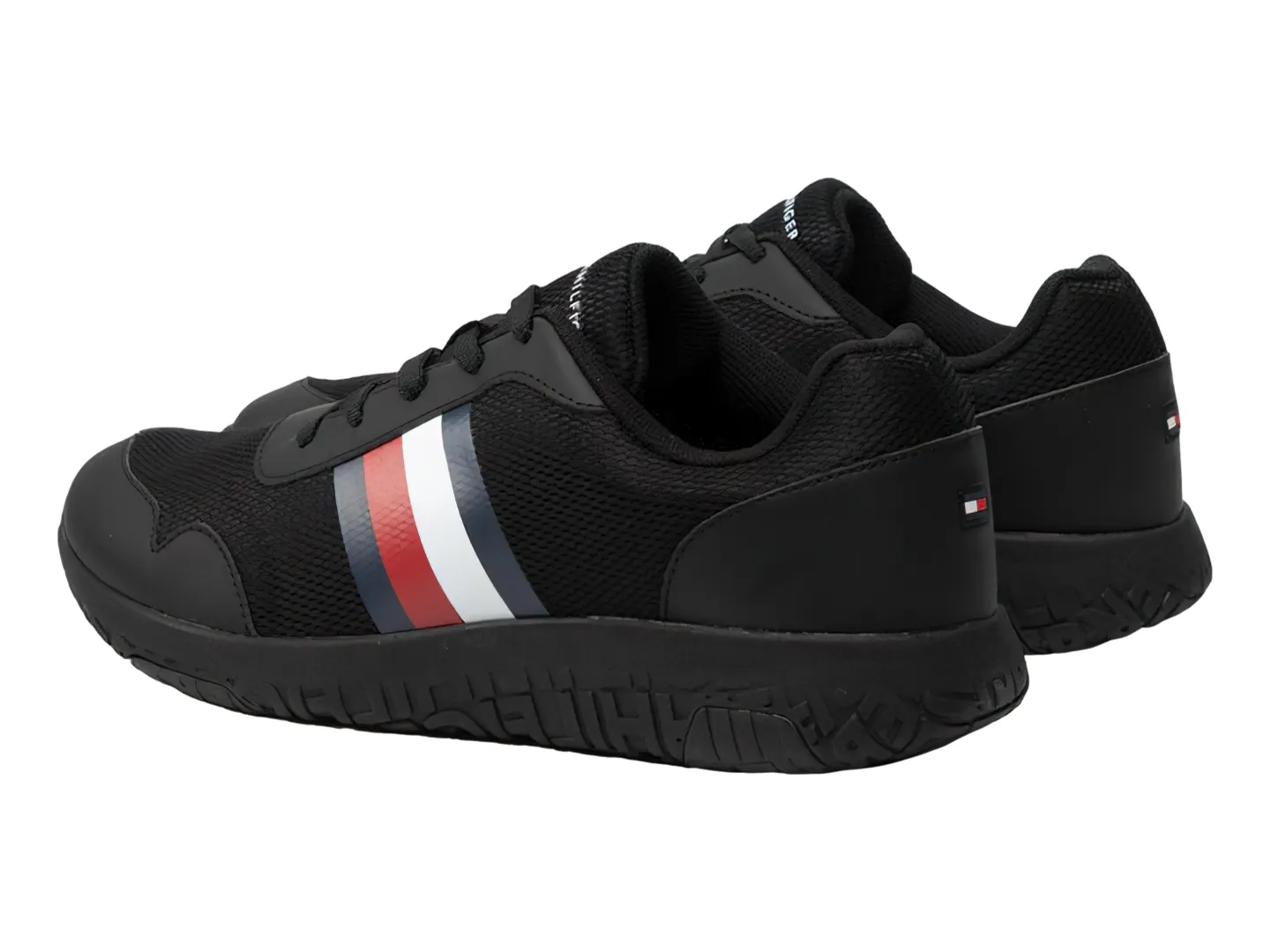 Tenis Tommy Hilfiger M04158 Negro Para Hombre