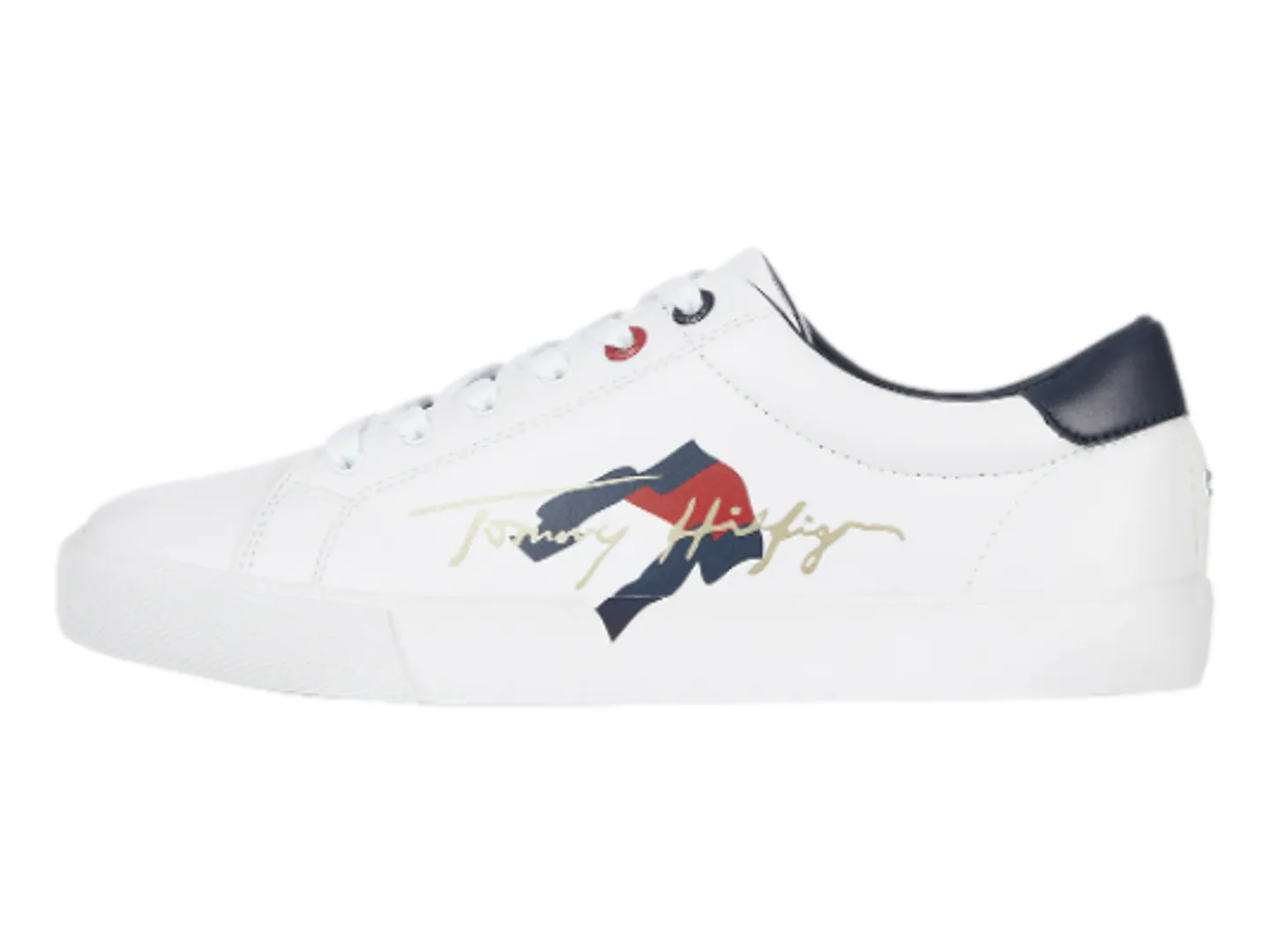Tenis Tommy Hilfiger Th Flag Signature Wmns Sneaker Para Mujer
