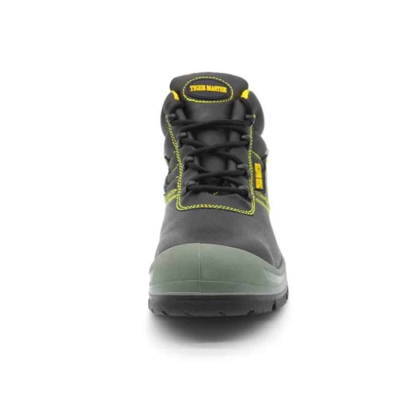 TM005 Tiger master composite toe previene pinchazos ligeros zapatos de seguridad industrial de corte medio