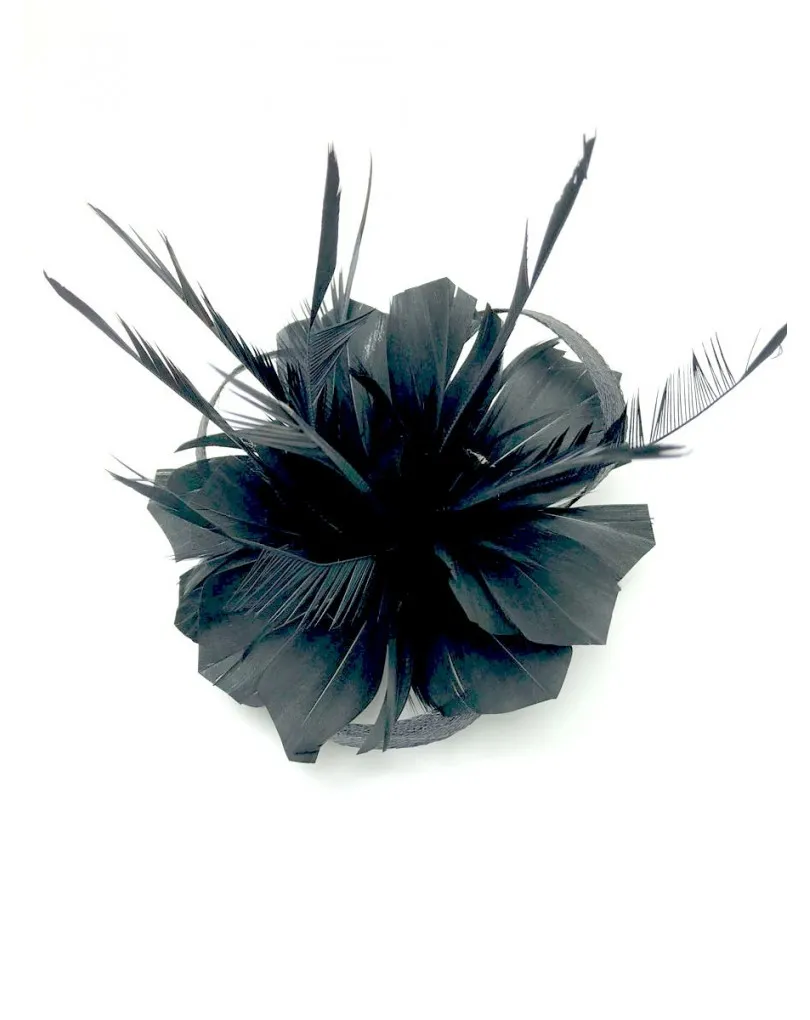 TOCADOS NEGROS ESPECIAL INVITADAS DE BODA, PRECIOSO TONO PARA LLEVAR CON TU VESTIDO
