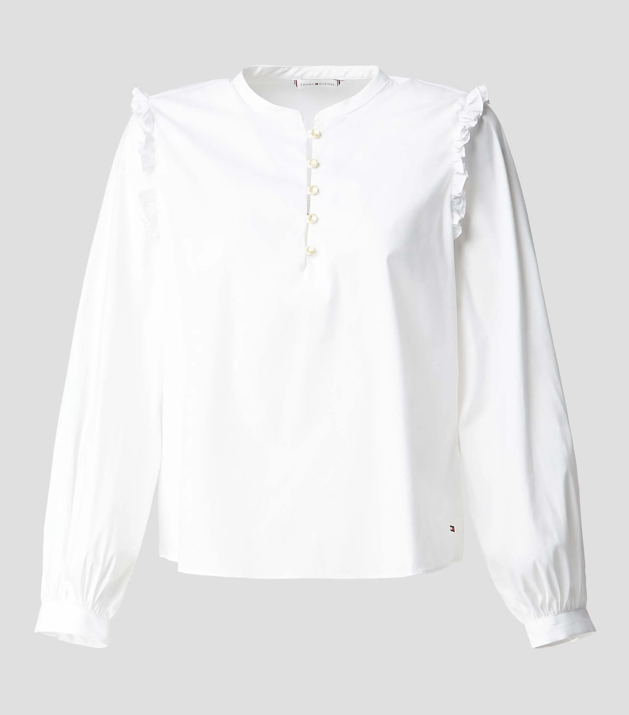 Tommy Hilfiger Blusa con volantes manga larga Mujer