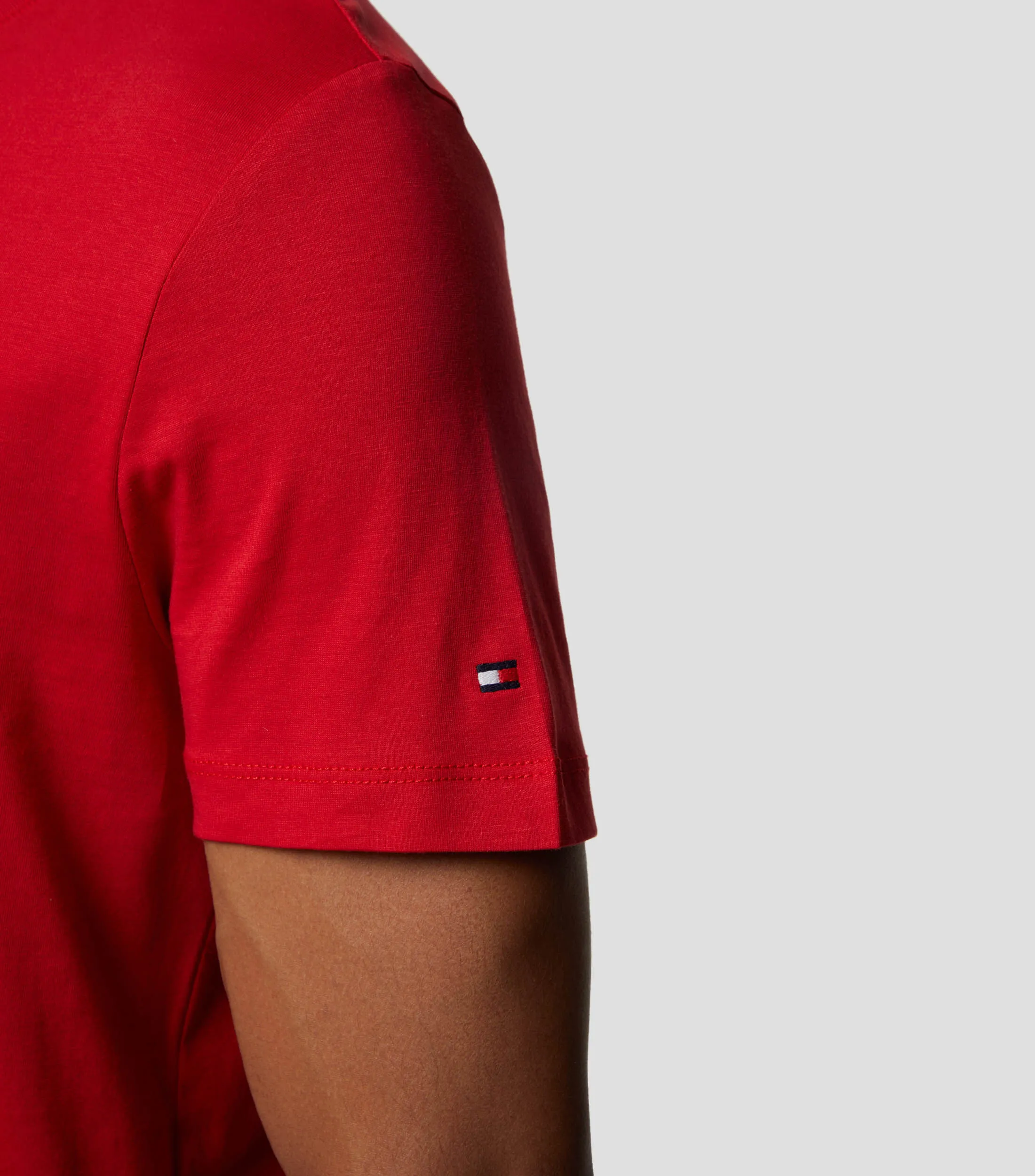 Tommy Hilfiger Playera cuello redondo manga corta con logo Hombre
