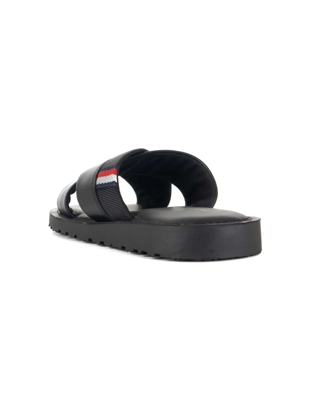 TOMMY HILFIGER  SANDALIAS NEGRAS CORE HILFIGER LTH CRISS C SANDAL FM0FM05010 HOMBRE