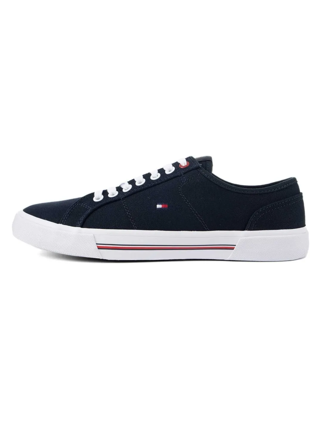 TOMMY HILFIGER  ZAPATILLAS AZUL MARINO CORE CORPORATE VULC CANVAS HOMBRE