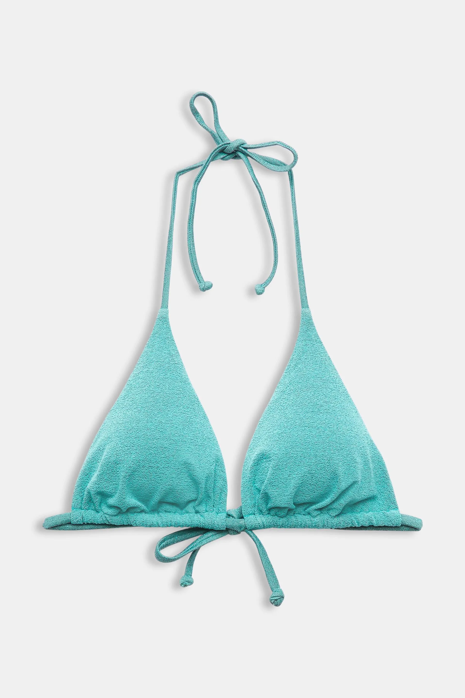 Top de bikini triangular con relleno