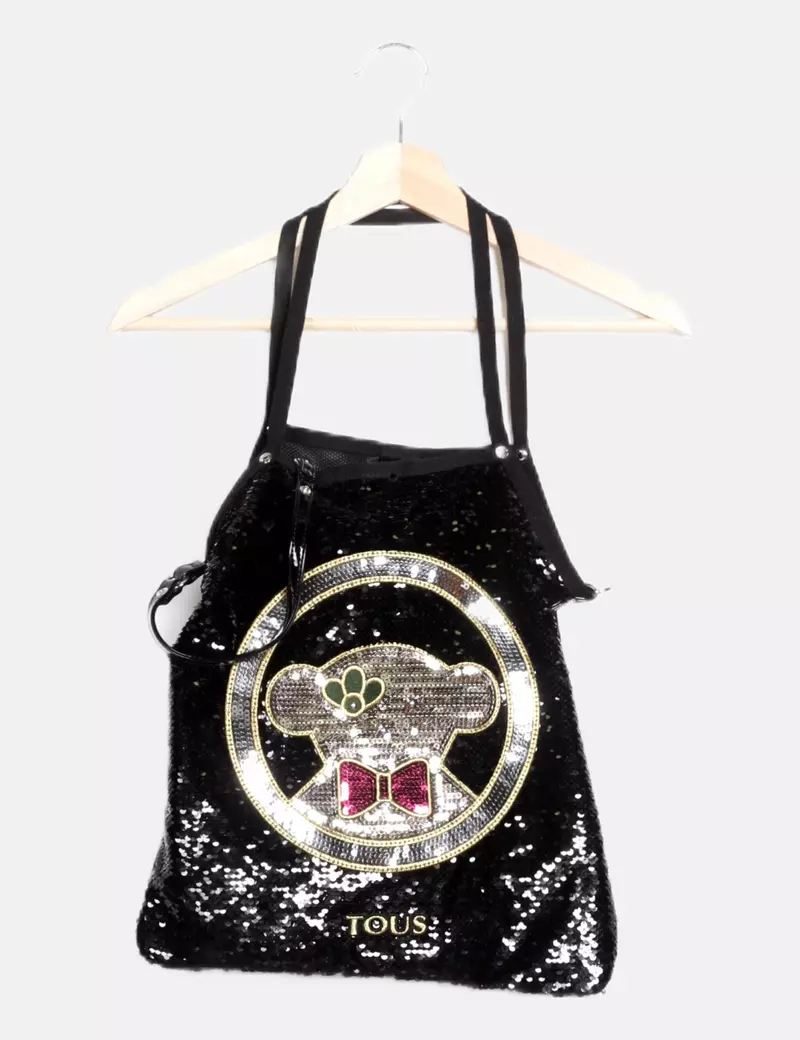 Tous Bolso con monedero lentejuelas