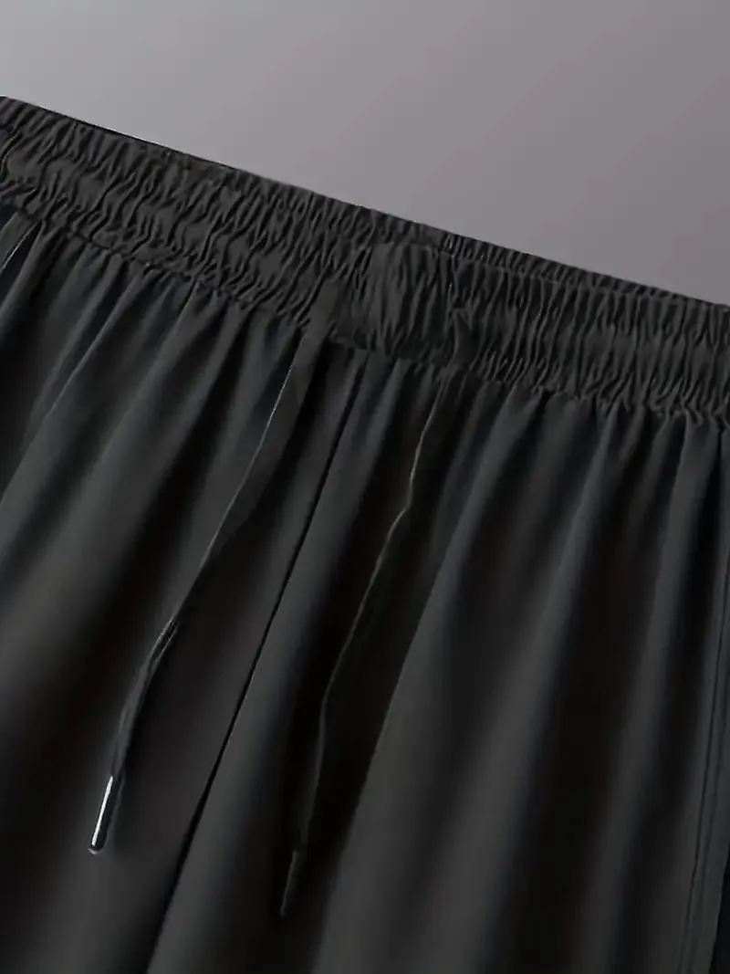 Trajes de baño de dos capas para hombres, traje de baño atlético de secado rápido ligeramente elástico con cordón para playa, pi
