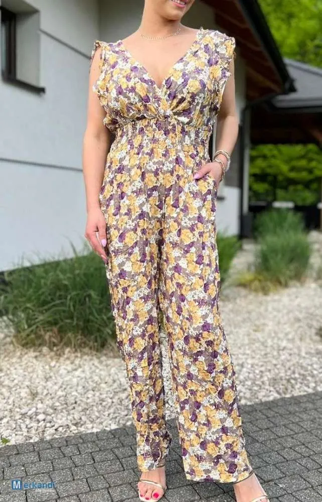 Trajes Largos Mujer, Flores, Volantes