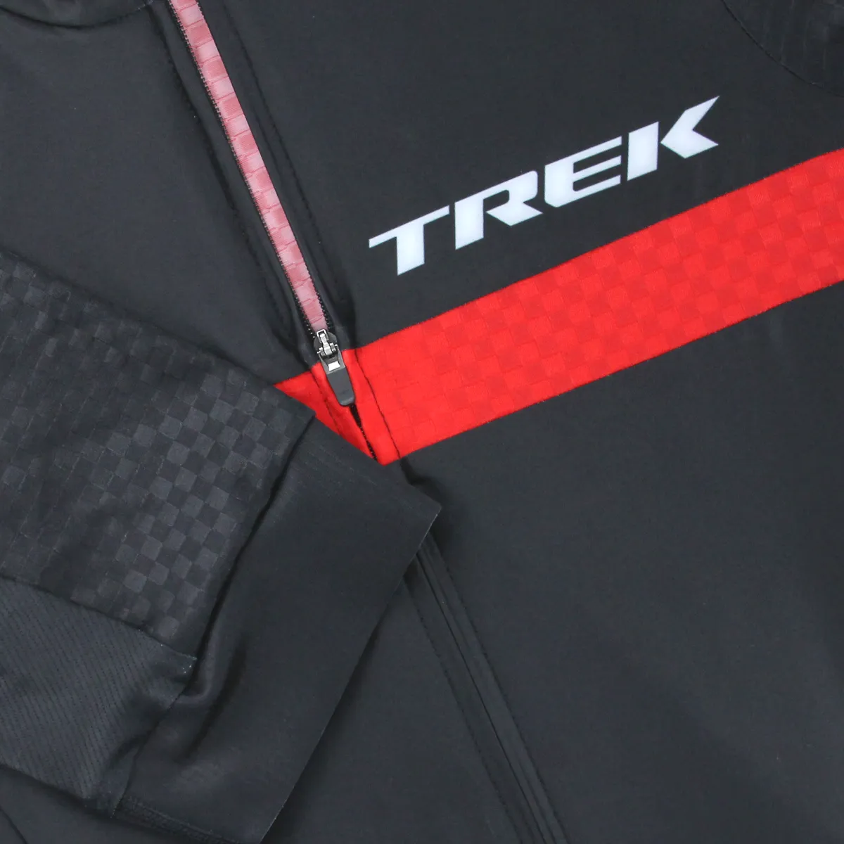 Tricota Ciclismo Hombre Trek Gama Alta Negra/Rojo