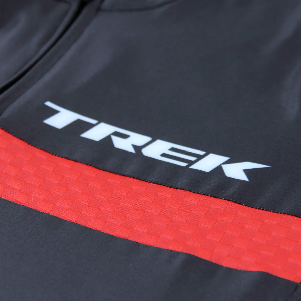 Tricota Ciclismo Hombre Trek Gama Alta Negra/Rojo