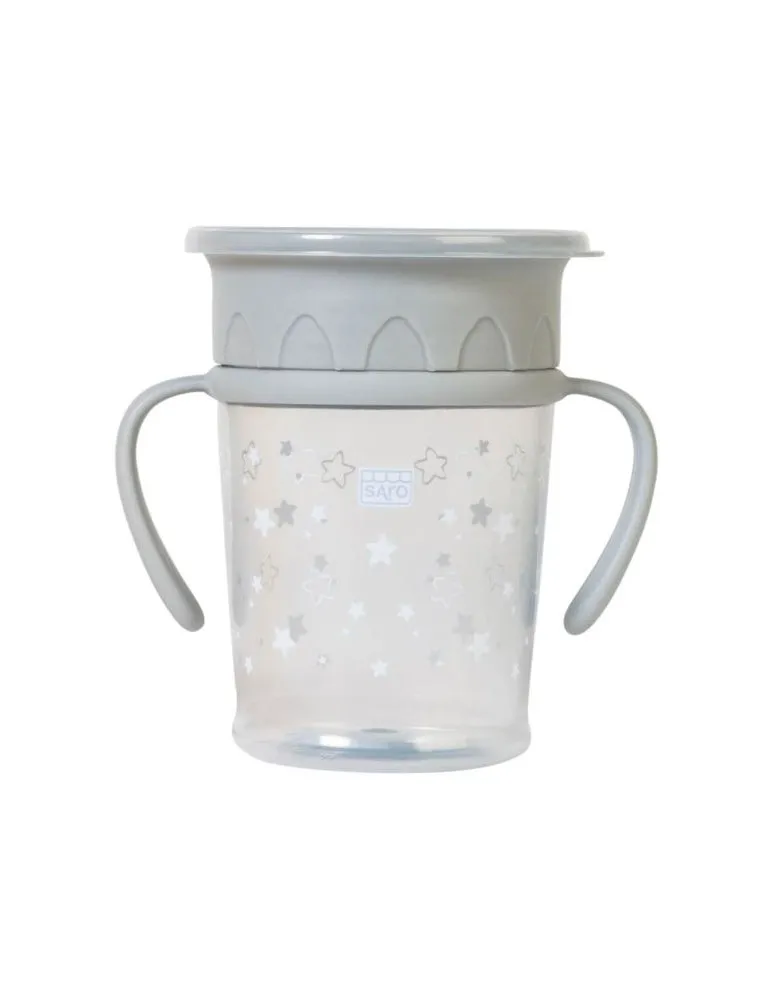 VASO ANTIGOTEO 360° “AMAZING CUP" GRIS SARO