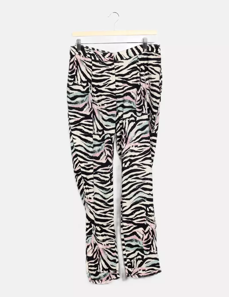 Vero Moda Pantalón multicolor estampado