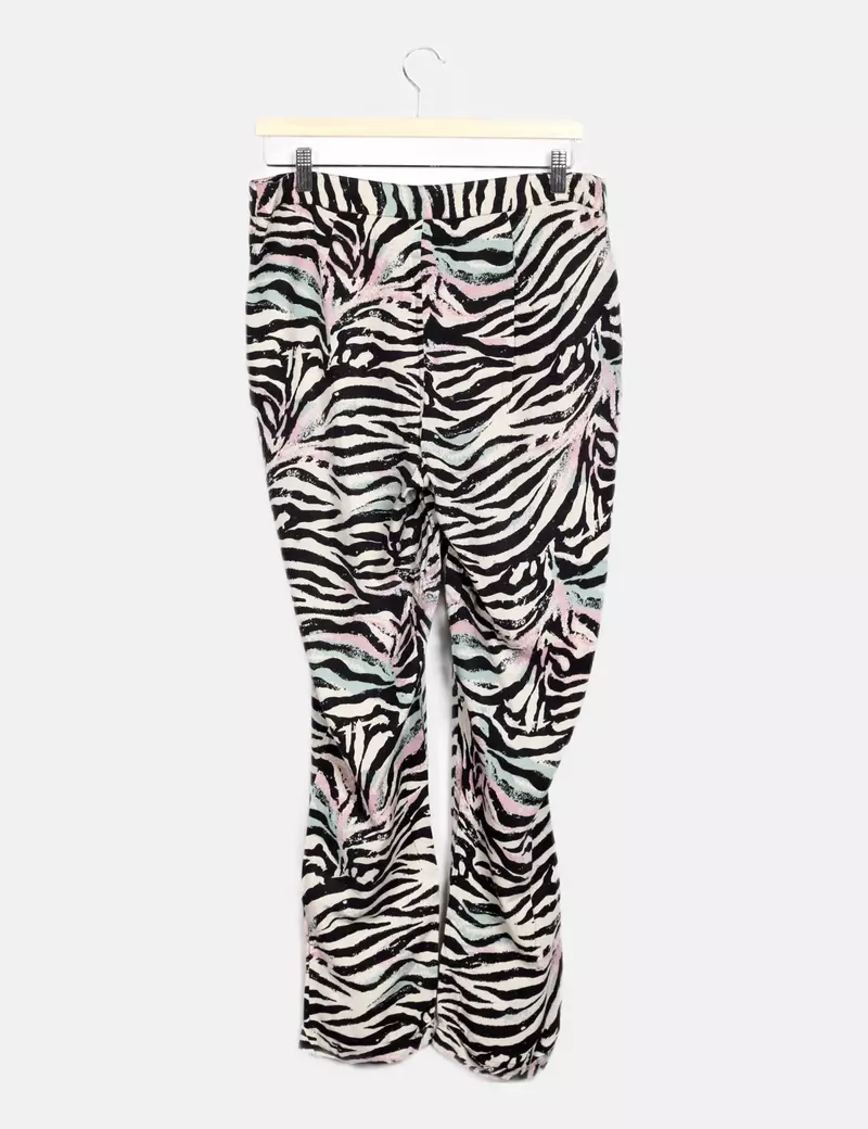 Vero Moda Pantalón multicolor estampado